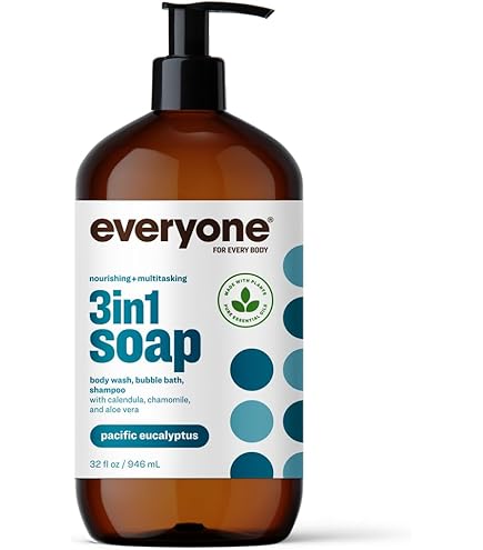 Amazon.com : Everyone 3-in-1 Soap, Body Wash, Bubble Bath, Shampoo